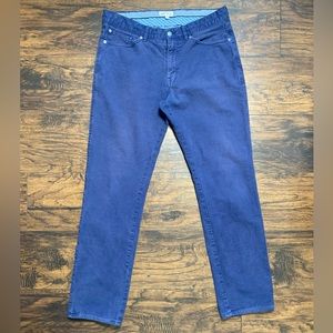 Peter Millar  Mens 5 Pocket Pant Size 33 Excellent color Blue Regular  fit